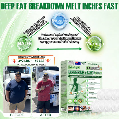 𝐀𝐔 𝐃𝐨𝐜𝐭𝐨𝐫 𝐑𝐞𝐜𝐨𝐦𝐦𝐞𝐧𝐝𝐞𝐝🔍| 𝐒𝐩𝐚𝐫𝐤𝗹𝘆𝗿𝗮® 𝐌𝐨𝐫𝐢𝐧𝐠𝐚 𝐁𝐞𝐫𝐛𝐞𝐫𝐢𝐧𝐞 × 𝐍𝐀𝐃⁺ 𝟏𝟎-𝐢𝐧-𝟏 𝑨𝒅𝒗𝒂𝒏𝒄𝒆𝒅 𝐍𝐚𝐧𝐨 𝑴𝒊𝒄𝒓𝒐𝒏𝒆𝒆𝒅𝒍𝒆 𝐏𝐚𝐭𝐜𝐡 (𝐉𝐮𝐬𝐭 𝐨𝐧𝐜𝐞 𝐚 𝐝𝐚𝐲, 𝐯𝐢𝐬𝐢𝐛𝐥𝐞 𝐜𝐡𝐚𝐧𝐠𝐞𝐬 𝐢𝐧 𝟕 𝐝𝐚𝐲𝐬)